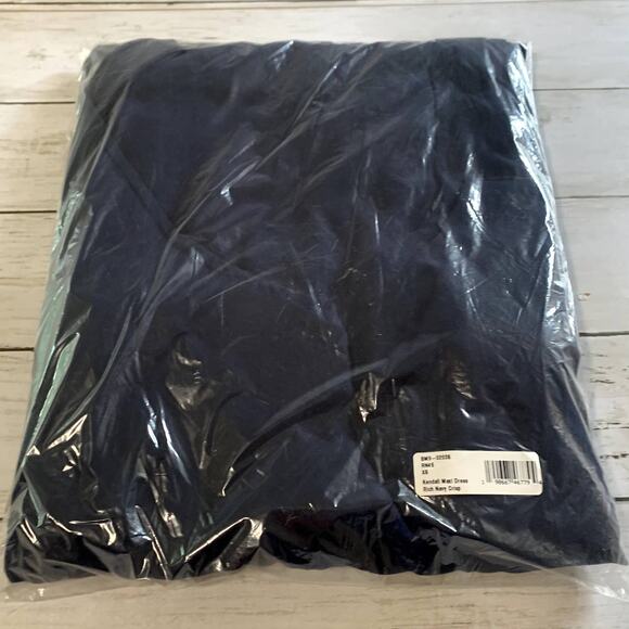 NWT Show Me Your Mumu Kendall Maxi Dress in Rich Navy Crisp - Picture 4 of 8